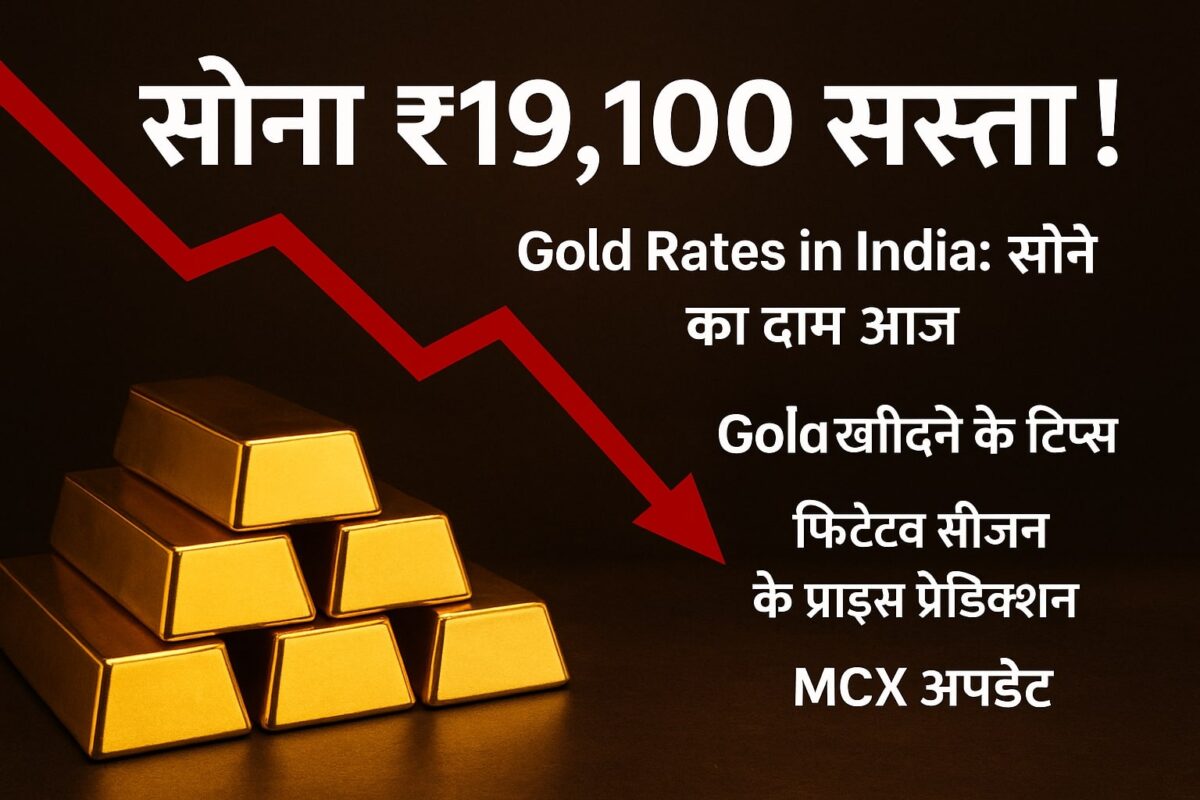 Gold prices India Drop