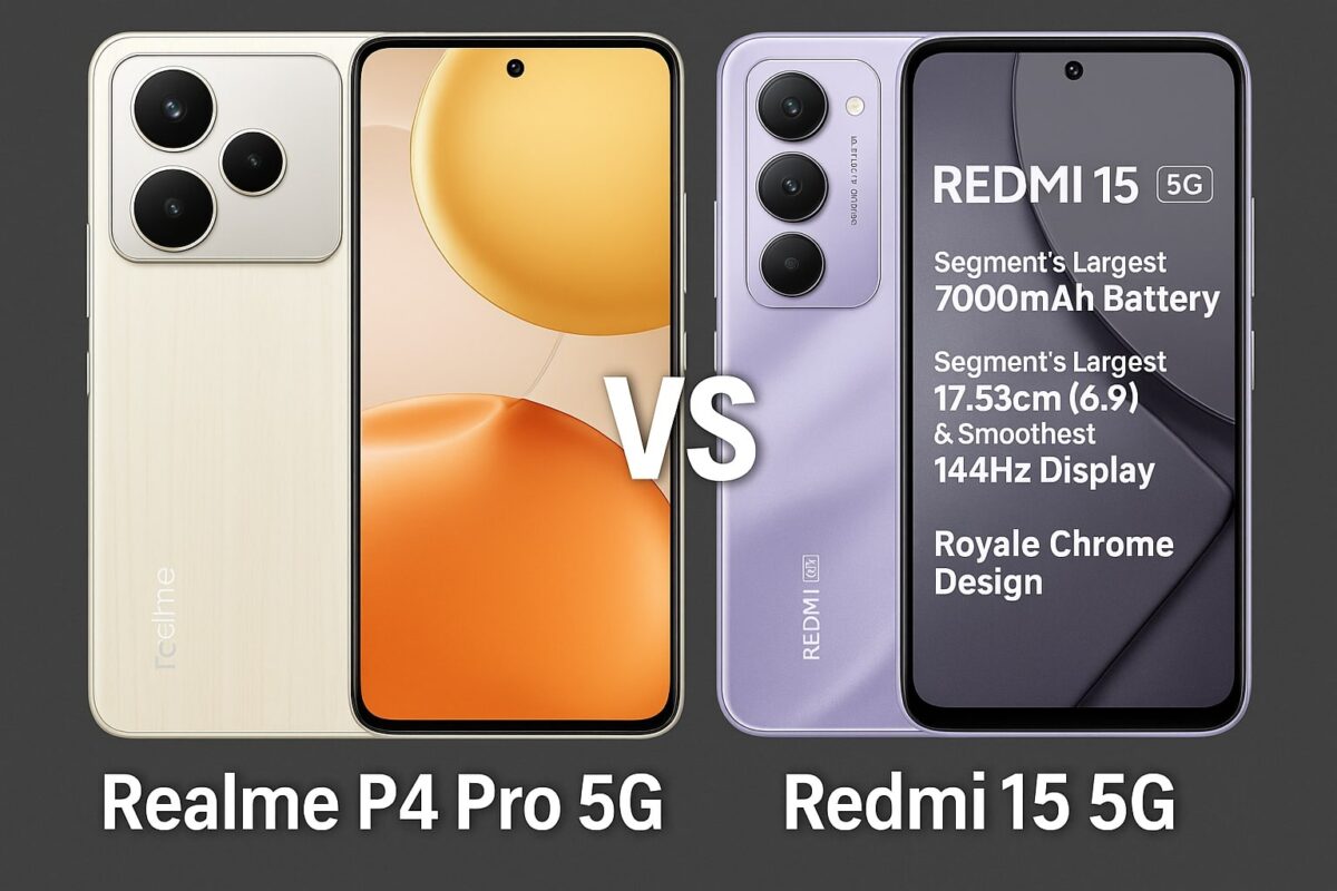 Redmi 15 5G VS Realme P4 Pro 5G