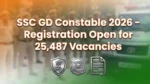 SSC GD Constable 2026 Registration