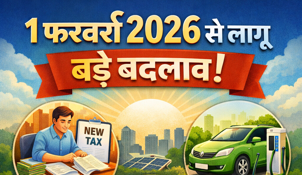 1 फरवरी 2026 से लागू बड़े बदलाव